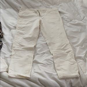 American Eagle White Jeggings